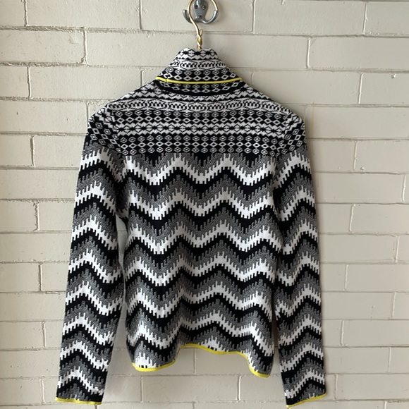 Anthropologie Maeve Geometric ski turtleneck sweater fair isle - Picture 5 of 7